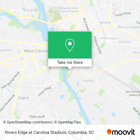 Rivers Edge at Carolina Stadium map