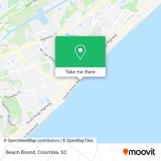 Beach Bound map