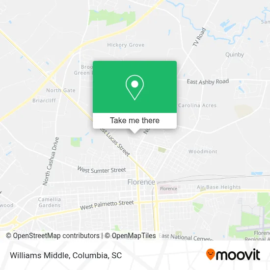 Williams Middle map