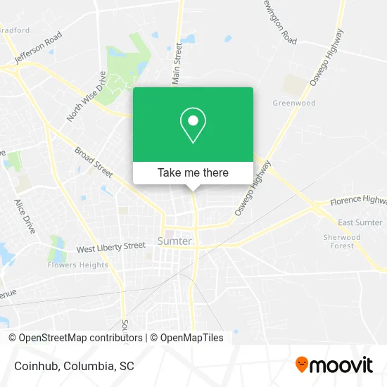 Coinhub map
