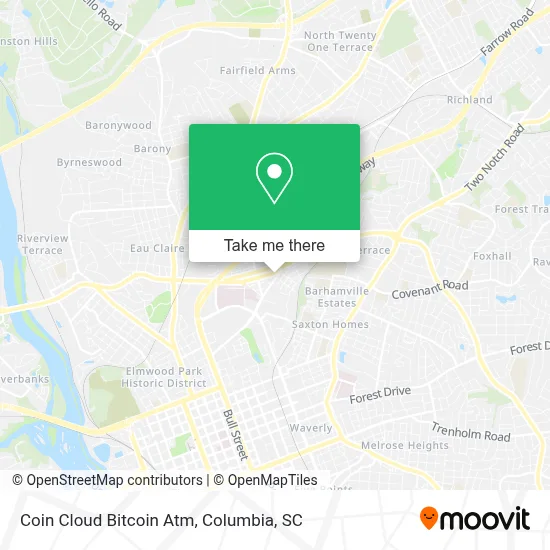 Coin Cloud Bitcoin Atm map