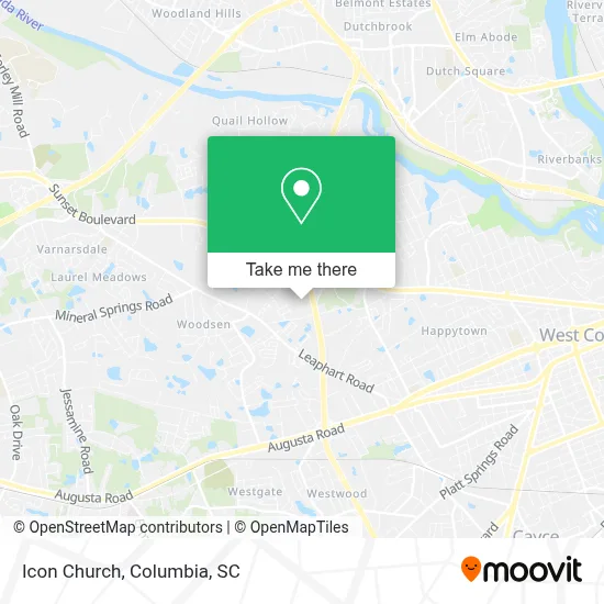 Icon Church map