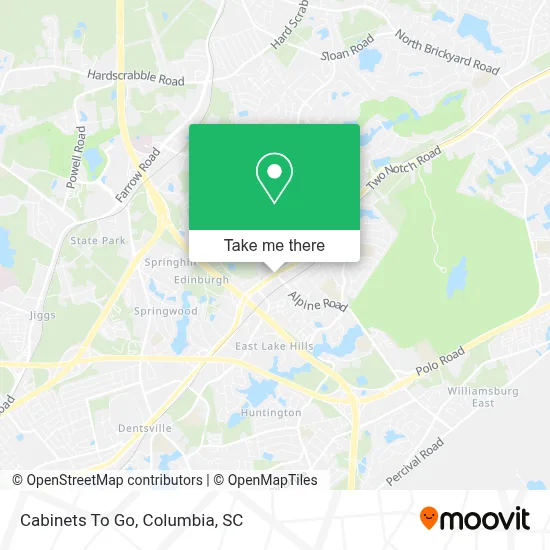 Cabinets To Go map
