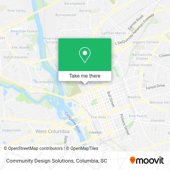 Community Design Solutions map