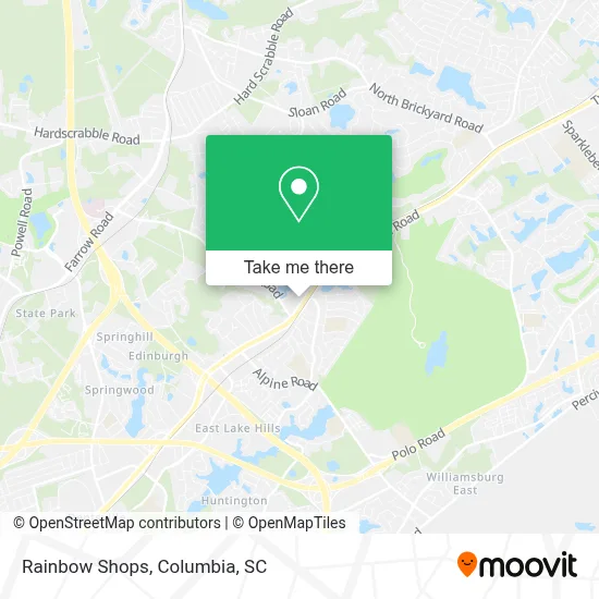 Rainbow Shops map