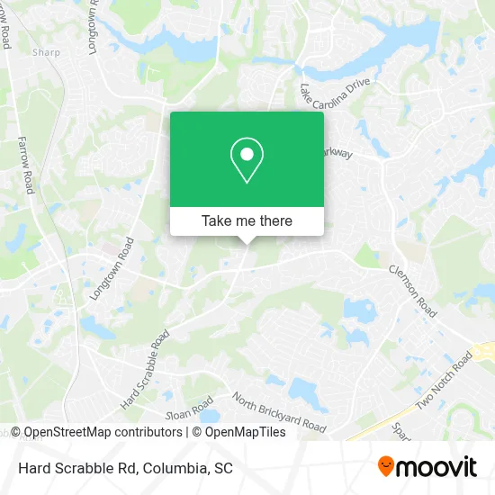 Hard Scrabble Rd map