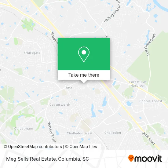 Meg Sells Real Estate map
