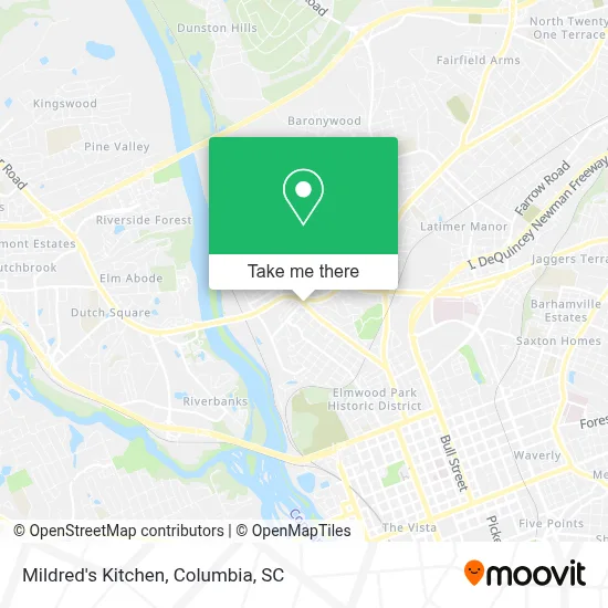 Mildred's Kitchen map