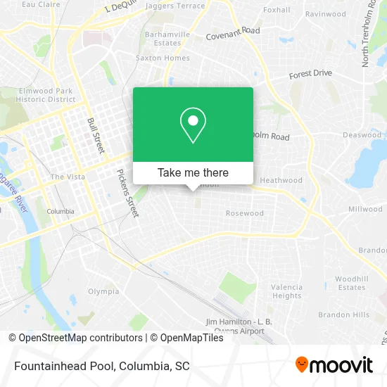 Fountainhead Pool map