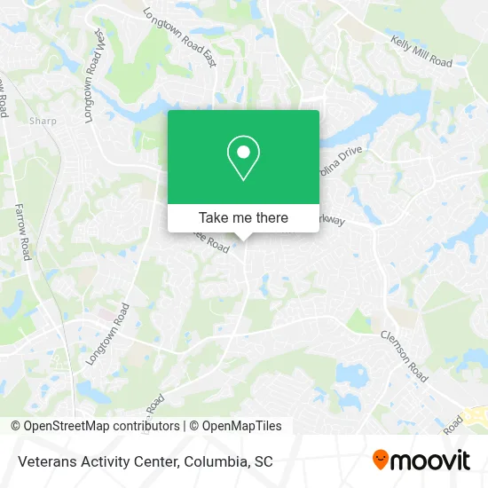Veterans Activity Center map