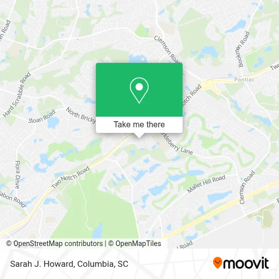Sarah J. Howard map