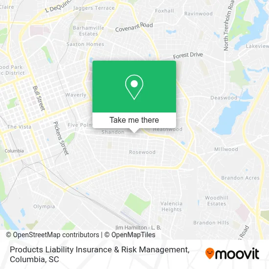 Products Liability Insurance & Risk Management map