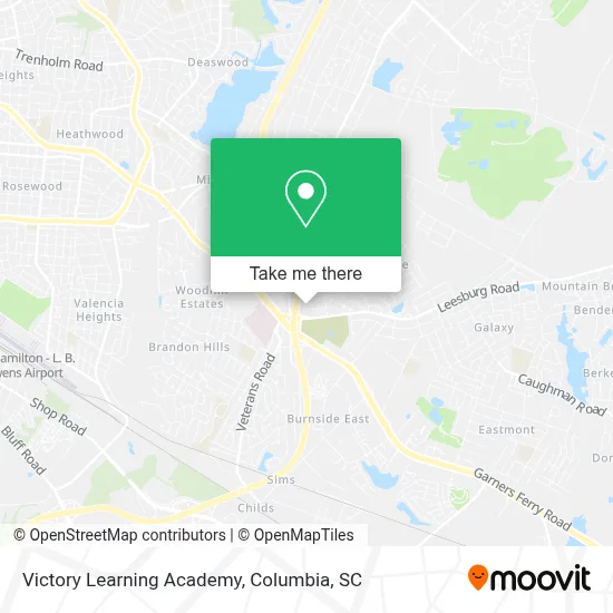 Victory Learning Academy map
