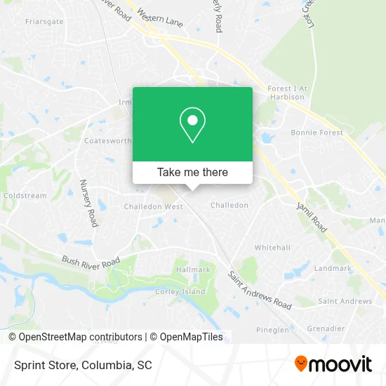 Sprint Store map