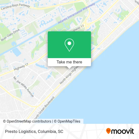 Presto Logistics map