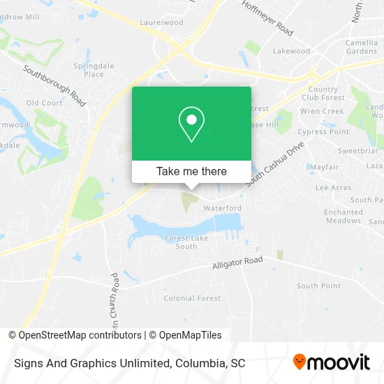 Signs And Graphics Unlimited map
