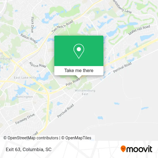 Exit 63 map