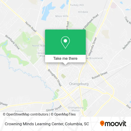 Crowning Minds Learning Center map
