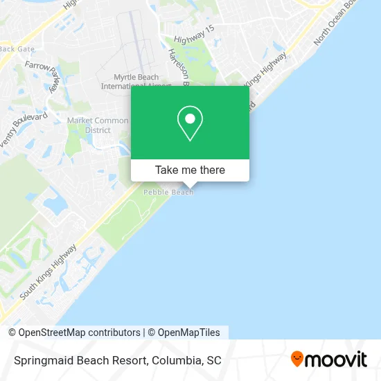 Springmaid Beach Resort map