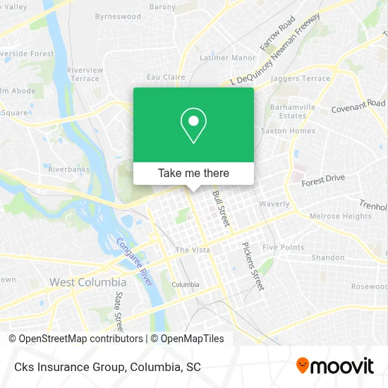 Cks Insurance Group map