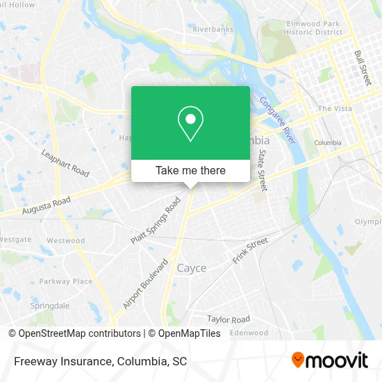 Freeway Insurance map