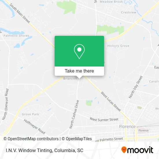 I.N.V. Window Tinting map