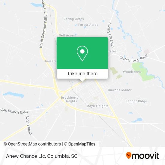 Anew Chance Llc map
