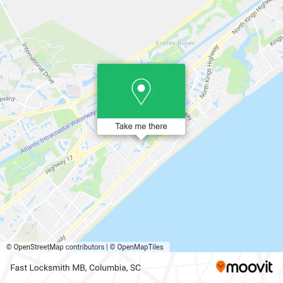 Fast Locksmith MB map