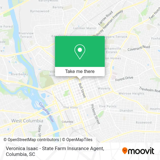Veronica Isaac - State Farm Insurance Agent map