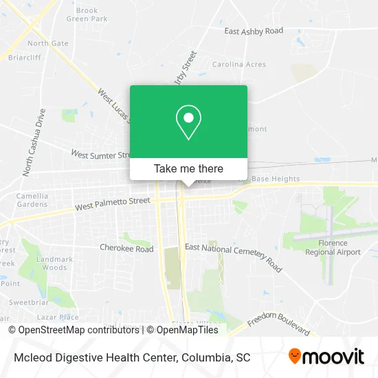 Mcleod Digestive Health Center map