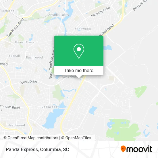 Panda Express map
