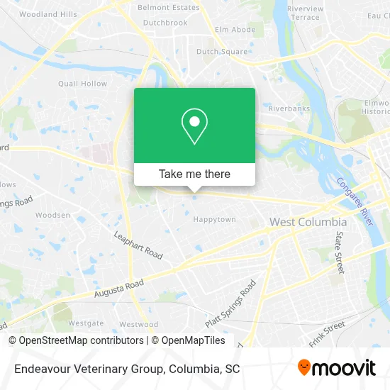 Endeavour Veterinary Group map