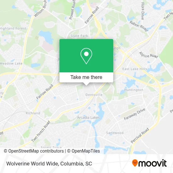 Wolverine World Wide map