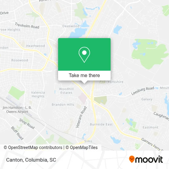 Canton map