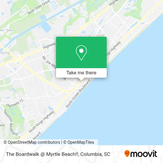 The Boardwalk @ Myrtle Beach!! map