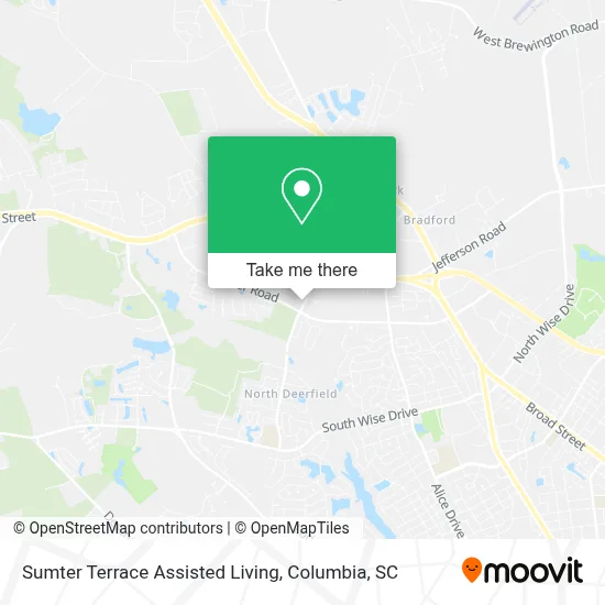 Sumter Terrace Assisted Living map