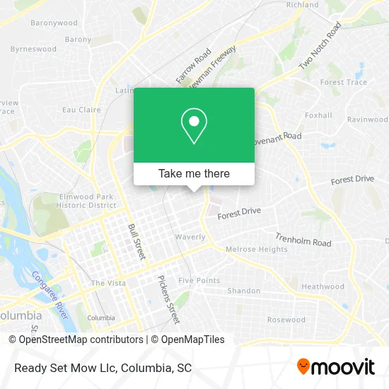Ready Set Mow Llc map