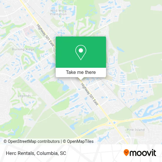 Herc Rentals map