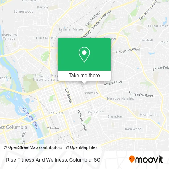 Rise Fitness And Wellness map