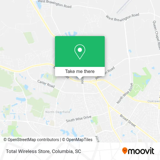 Total Wireless Store map