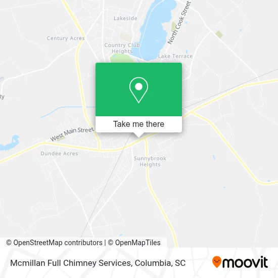 Mcmillan Full Chimney Services map