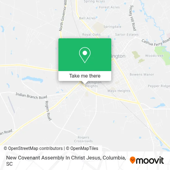 New Covenant Assembly In Christ Jesus map