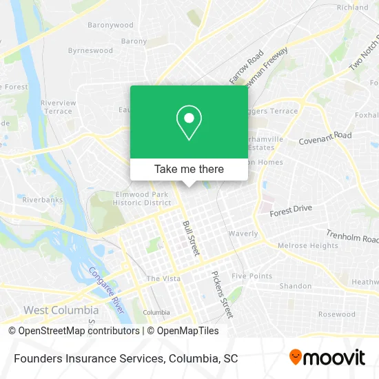 Founders Insurance Services map