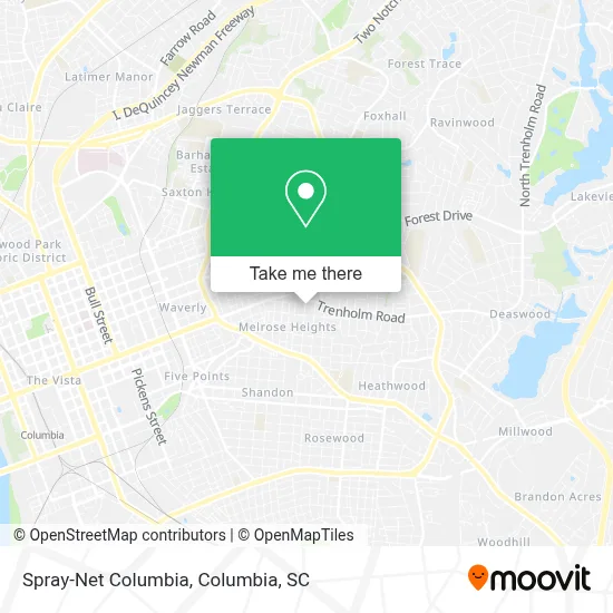 Spray-Net Columbia map