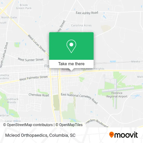 Mcleod Orthopaedics map