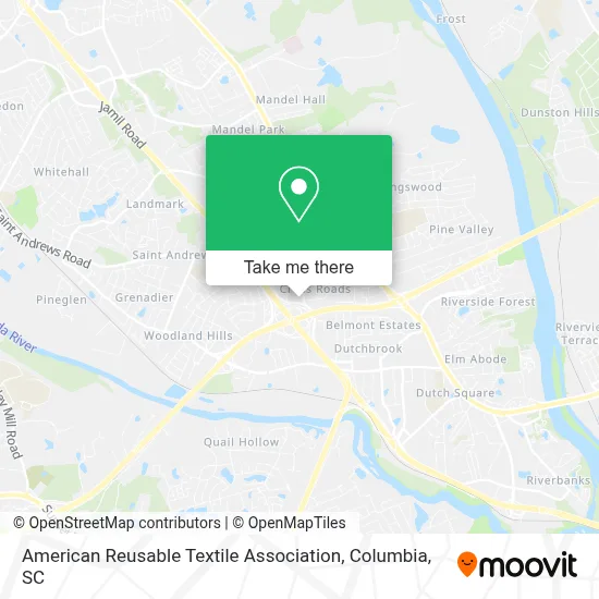 American Reusable Textile Association map