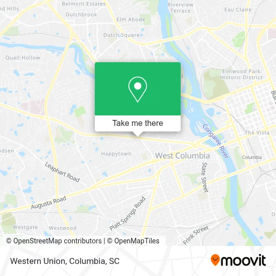 Western Union map
