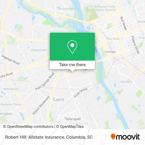Robert Hill: Allstate Insurance map