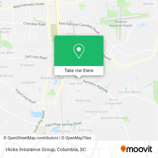 Hicks Insurance Group map
