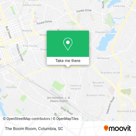 The Boom Room map